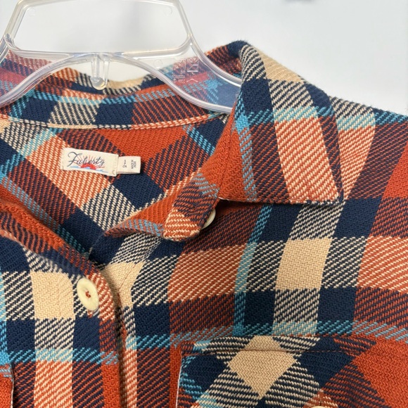 Faherty Surf Flannel Overshirt in Hunter Plaid - Picture 3 of 7